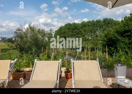 Un'antica residenza a Goito Mantova Lombardia Foto Stock