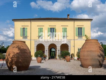 Un'antica residenza a Goito Mantova Lombardia Foto Stock