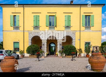 Un'antica residenza a Goito Mantova Lombardia Foto Stock