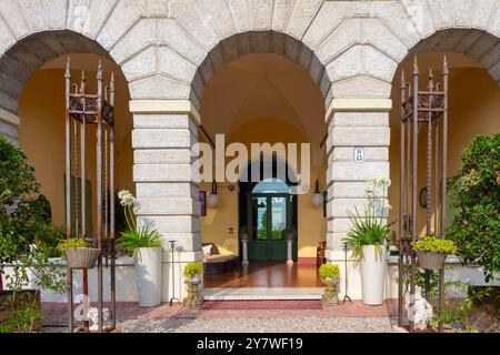 Un'antica residenza a Goito Mantova Lombardia Foto Stock