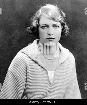 Una damigella reale fidanzata con i marchesi di Worcester . lady Mary Cambridge. 7 aprile 1923 Foto Stock