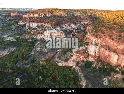 Vista aerea sul Kanab Canyon nello Utah meridionale Foto Stock
