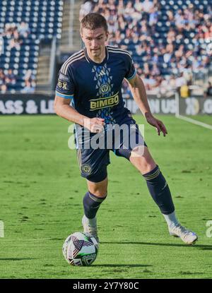 CHESTER, PA, USA - 25 AGOSTO 2024: Partita della Leagues Cup tra Philadelphia Union e Colorado Rapids a Subaru Park. ***SOLO PER USO EDITORIALE*** Foto Stock