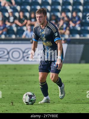 CHESTER, PA, USA - 25 AGOSTO 2024: Partita della Leagues Cup tra Philadelphia Union e Colorado Rapids a Subaru Park. ***SOLO PER USO EDITORIALE*** Foto Stock