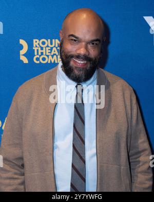 New York, NY, USA, 1 ottobre 2024: David Ryan Smith partecipa alla serata di apertura di "Yellow Face" della Roundabout Theatre Company al Todd Haimes Theatre di New York il 1 ottobre 2024. Crediti: Lev Radin/Alamy Live News Foto Stock