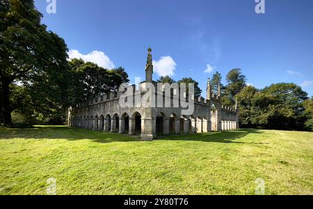 La Casa dei cervi nel Parco dei Vescovi i terreni del Castello di Auckland nel Vescovo di Auckland Foto Stock