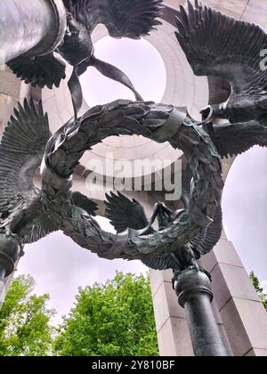 Esplorando la bellezza e i monumenti storici del Parco Nazionale di Washington DC Foto Stock