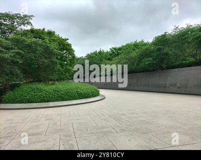 Esplorando la bellezza e i monumenti storici del Parco Nazionale di Washington DC Foto Stock