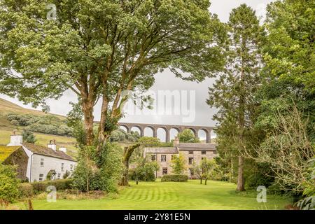 Arten Gill Viaduct, Cumbria, Inghilterra, Regno Unito Foto Stock