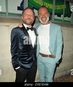 Peter Ash e Daniel Brocklebank all'Inside Soap Awards 2024, salsa-Temple, Victoria Embankment, lunedì 30 settembre 2024 a Londra, Inghilterra, Regno Unito Foto Stock