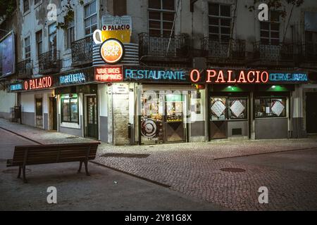 Lisbona prima dei turisti 2015-2018 Foto Stock