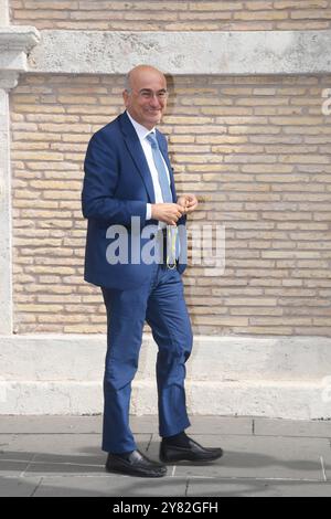 Roma: Palazzo del Senato. 100 anni di radio in Italia. Nella foto: Antonio preziosi Foto Stock