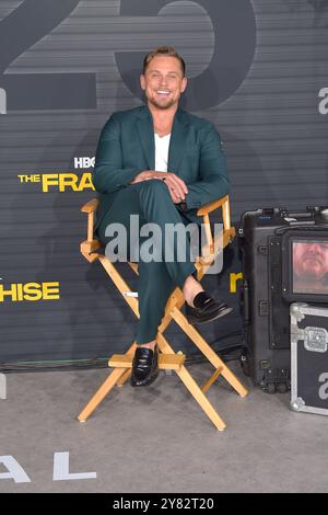 Billy Magnussen bei der Premiere der HBO serie "The Franchise" im Paramount Theater. Los Angeles, 01.10.2024 Foto Stock