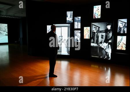 Londra, Regno Unito. Media Preview per NG Stories : Making a National Gallery, che verrà lanciata questa settimana. NG Stories è un'esperienza digitale immersiva con elementi online e di persona. Apre dal 4 ottobre 2024-12 gennaio 2025 presso la National Gallery di Trafalgar Square. Crediti: michael melia/Alamy Live News Foto Stock