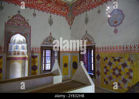 Türkiye, Turchia, Bursa, complesso Muradiye, tombe, mausoleo di Mükrime Hatun Foto Stock