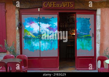 Negozi tradizionali ad Annecy, Francia Foto Stock