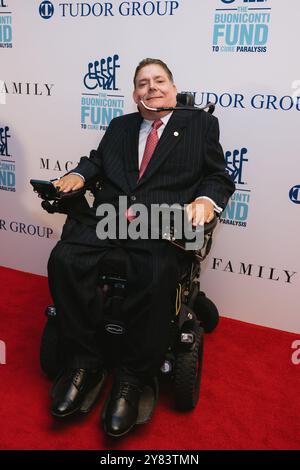 New York, Stati Uniti. 30 settembre 2024. Marc Buoniconti sul Red carpet alla 39esima cena annuale Great Sports Legends tenutasi all'Hilton Midtown di New York, NY il 30 settembre 2024 (foto di Dinara Khairova/Sipa USA) crediti: SIPA USA/Alamy Live News Foto Stock