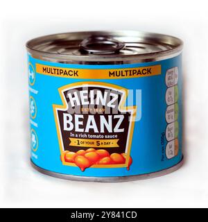 Stagno di fagioli al forno - Heinz Beanz Foto Stock