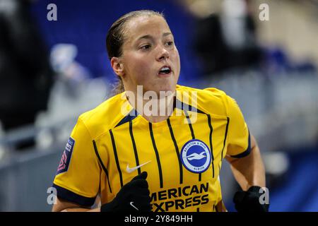 Birmingham, Regno Unito. 2 ottobre 2024. Birmingham, Inghilterra, 2 ottobre 2024: Fran Kirby (14 Brighton) dopo la partita della Women League Cup tra Birmingham City e Brighton a St Andrews a Birmingham, Inghilterra (Natalie Mincher/SPP) crediti: SPP Sport Press Photo. /Alamy Live News Foto Stock