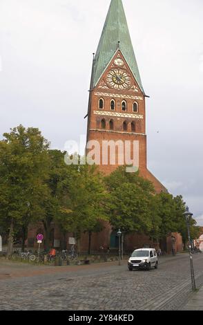 Famoso punto di riferimento di Lueneburg in Germania, il St. Chiesa di Johannis - girato nel settembre 2015 Foto Stock