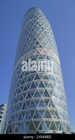 Grattacielo Torre Unipol di Mario Cucinella Architects, porta nuova, Milano, Lombardia, Italia, Europa Foto Stock