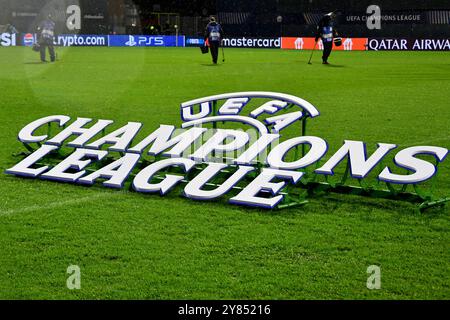 Zagabria, Croazia. 2 ottobre 2024. Zagabria, Croazia, 2 ottobre 2024: UEFA Champions League, fase di campionato, partita tra Dinamo Zagabria e Monaco allo Stadio Maksimir di Zagabria, Croazia. (Natasa Kupljenik/SPP) credito: SPP Sport Press Photo. /Alamy Live News Foto Stock