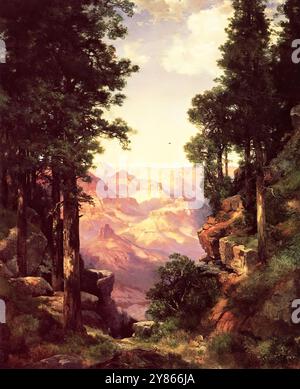 thomas moran - Grand Canyon Foto Stock