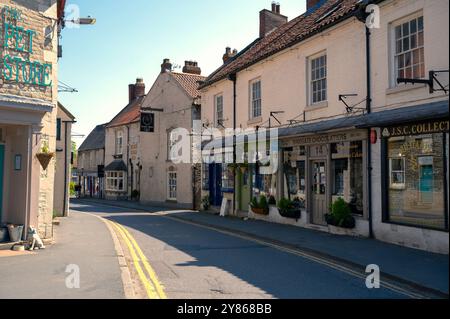 Pickering, una vivace cittadina storica di mercato ai margini del North Yorkshire Moors National Park, Regno Unito Foto Stock