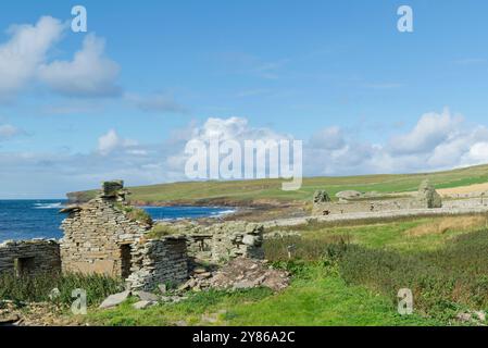 Skaill Farm, Rousay, Orcadi Foto Stock