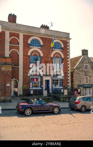 Pickering, una vivace cittadina storica di mercato ai margini del North Yorkshire Moors National Park, Regno Unito Foto Stock
