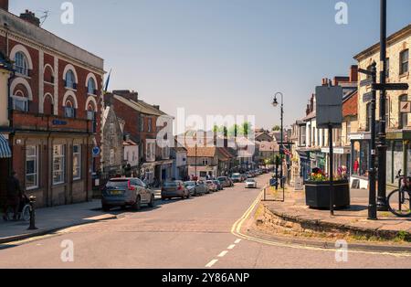 Pickering, una vivace cittadina storica di mercato ai margini del North Yorkshire Moors National Park, Regno Unito Foto Stock