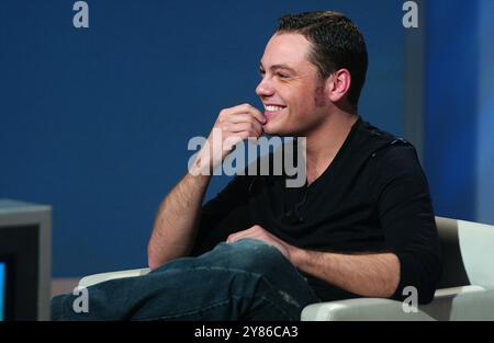 Milano Italia 21/05/2006 : Tiziano ferro, cantante italiano, durante la trasmissione televisiva che tempo che Fà Foto Stock