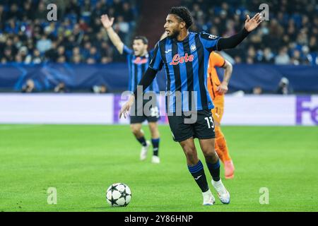 Germania. 2 ottobre 2024. Fussball Champions League 2. Spieltag Schachtar Donezk - Atalanta Bergamo AM 02.10.2024 in der Arena AufSchalke a Gelsenkirchen Ederson ( Bergamo ) foto: Revierfoto crediti: ddp media GmbH/Alamy Live News Foto Stock