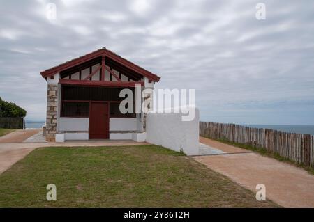 Cappella di Sainte Madeleine costruita in memoria dei marinai, Bidart, Paesi Baschi, Pirenei-Atlantiques (64), regione Nouvelle-Aquitania, Francia Foto Stock