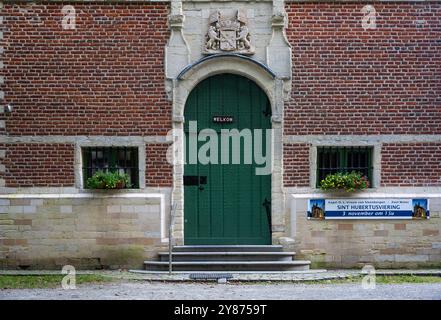 Abitazioni della Cappella di Steenbergen a Oud-Heverlee, Brabante fiammingo, Belgio, 22 settembre 2024 Foto Stock