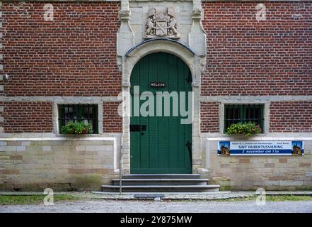 Abitazioni della Cappella di Steenbergen a Oud-Heverlee, Brabante fiammingo, Belgio, 22 settembre 2024 Foto Stock