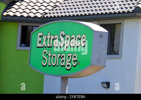 Spazio extra, unità di stoccaggio self-storage convenienti Foto Stock