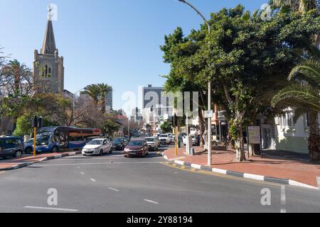 Città del Capo, Sud Africa - 31 agosto 2022: Passeggiata a Long Street, la strada principale di città del Capo, in Sudafrica Foto Stock