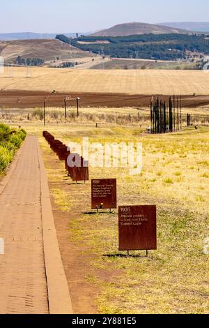 Howick, Sud Africa - 25 agosto 2022: Sito di cattura di Nelson Mandela Foto Stock