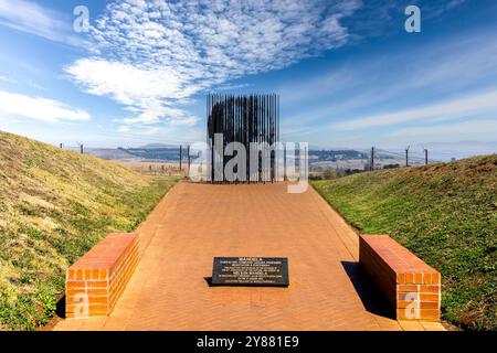 Howick, Sud Africa - 25 agosto 2022: Sito di cattura di Nelson Mandela Foto Stock