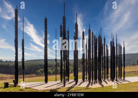 Howick, Sud Africa - 25 agosto 2022: Sito di cattura di Nelson Mandela Foto Stock