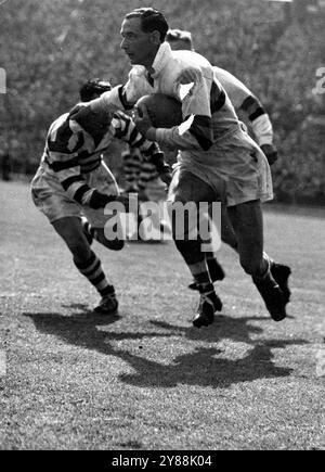 SP-Rugby League-o'Seas-Britain a 1959 - 1950-1959 - giocatori e azione - Rugby League. 13 giugno 1951. Foto Stock