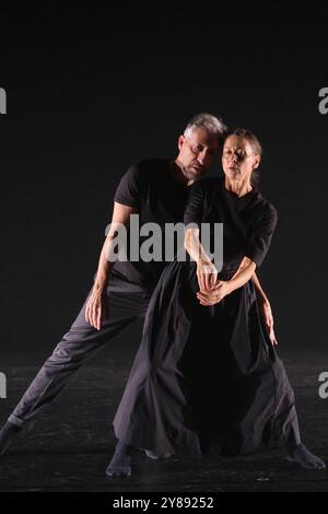 Madrid, Spagna. 3 ottobre 2024. Dancelab Berlin danzatori presentano IL CAST - Woyzeck al Teatro del Canal di Madrid 3 ottobre 2024 Spagna Credit: SIPA USA/Alamy Live News Foto Stock