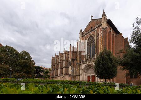 Attrazioni di Tolosa di giorno e di notte Foto Stock