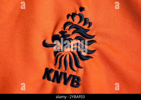 Distintivo Royal Dutch Football Association Emblem - Koninklijke Nederlandse Voetbalbond Foto Stock