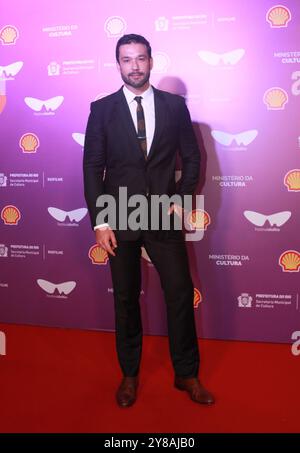 Rio De Janeiro, Brasile. 3 ottobre 2024. L'attore Sergio Marone partecipa alla pre-premiere del film Emilia Peres durante il Rio 2024 Festival di Rio de Janeiro, Brasile, il 3 ottobre 2024. (Foto di Thenews2/NurPhoto) crediti: NurPhoto SRL/Alamy Live News Foto Stock