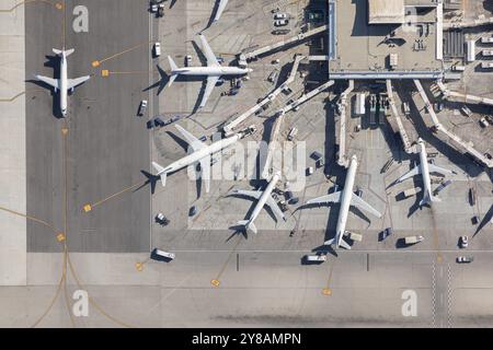 AEROPORTO INTERNAZIONALE DI LOS ANGELES PANORAMICA DELL'AEROPORTO 8 Foto Stock