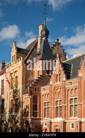 Belgio, Fiandre, Bruges Saint John's Hospital Museum, Museo Sint-Janshospitaalwall di Voormalig Kartuizerinnenklooster Monastery Foto Stock