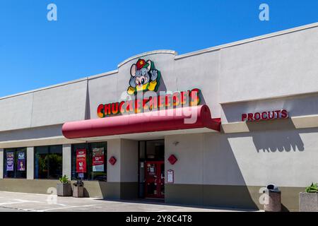Uno di Chuck E. Cheese a Toronto, Canada. Foto Stock