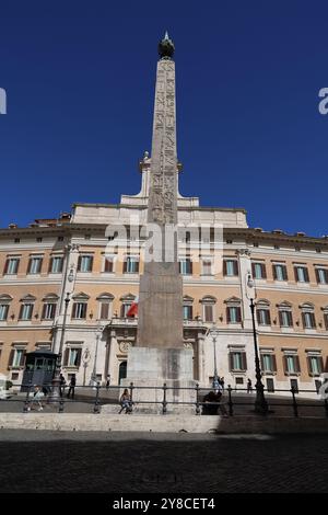 Obelisco Agonale, Piazza Navona, Roma, Italia Foto Stock